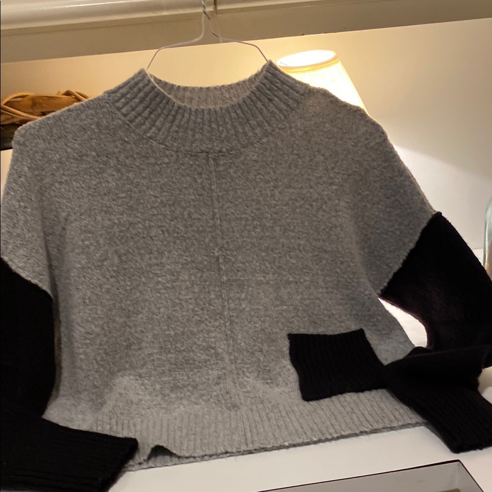 Gray and Black Girls Sweaters